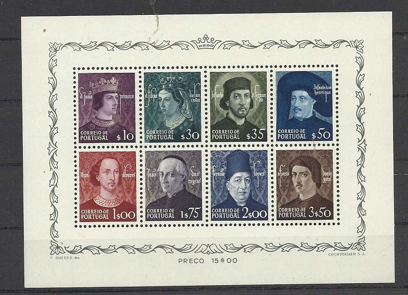 1112.jpg -     Lote:    1112            Portugal       Descrição:         1949 &mdash; Dinastia Avis. CE BLC14. Valor de catálogo &euro; 147,00.        BLC***       Valor Base:     &euro; 15,00     Valor Venda:     &euro; 22,00       