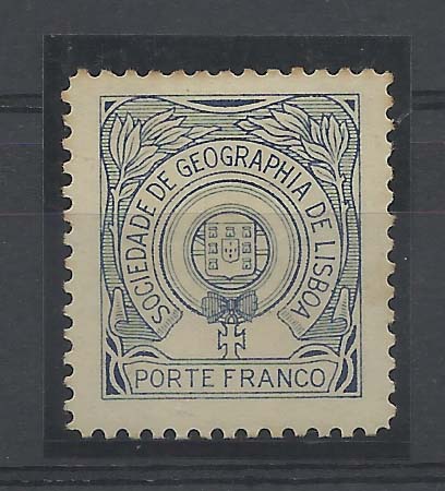 1122.jpg -     Lote:    1122            Portugal       Descrição:         1935/36 &mdash; Porte Franco. Sociedade de Geografia de Lisboa. Emblema da Sociedade com cruz sobre fundo branco. CE SGL18. Valor de catálogo &euro; 800,00.        **       Valor Base:     &euro; 120,00     Valor Venda:     &euro; 160,00       