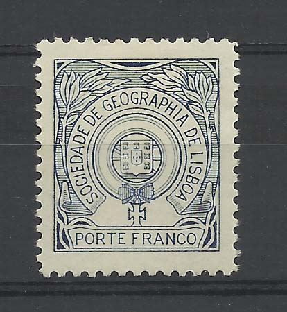 1123.jpg -     Lote:    1123            Portugal       Descrição:         1935/36 &mdash; Porte Franco. Sociedade de Geografia de Lisboa. CE SGL18. Cruz sobre fundo branco. Valor de catálogo &euro; 800,00.         **       Valor Base:     &euro; 150,00     Valor Venda:     &euro; 160,00       