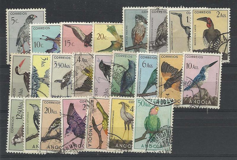1159.jpg -     Lote:    1159            Angola       Descrição:         1951 &mdash; Aves de Angola. CE326/349. Série completa. Valor de catálogo &euro; 86,00.        O       Valor Base:     &euro; 15,00     Valor Venda:     &euro; 24,00       