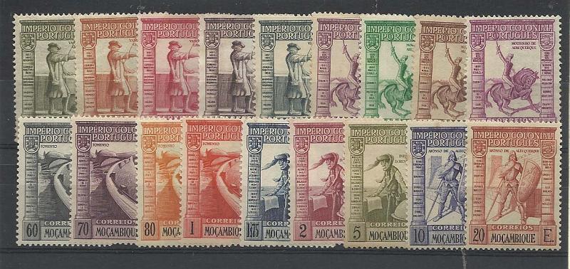 1292.jpg -     Lote:    1292            Moçambique       Descrição:         1938 &mdash; Império Colonial Português. CE289/306. Série completa com alguns selos com pontos de óxido no verso. Lote a ver.        **       Valor Base:     &euro; 8,00     Valor Venda:     &euro; 10,00       