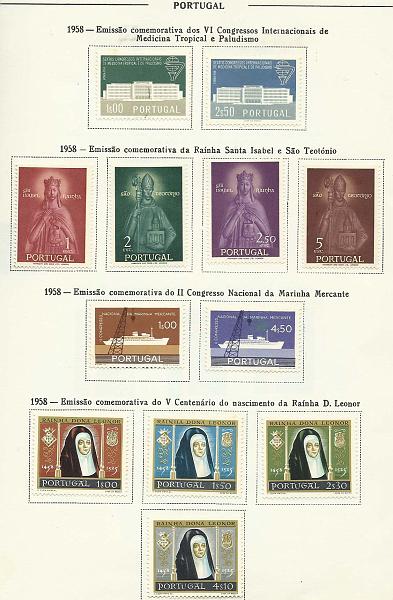 1613.jpg -     Lote:    1613                   Descrição:      Portugal   &mdash; Folhas de álbum com anos completos desde 1958 até 1979 com selos novos com sinal de charneira, sem blocos. Valor de catálogo &euro; 2.403,45. Lote a ver.        Lote       Valor Base:     &euro; 150,00     Valor Venda:     Retirado     