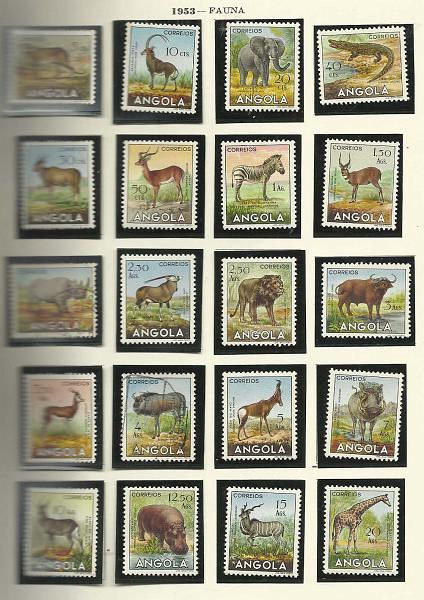 1646.jpg -     Lote:    1646                   Descrição:      Angola e Moçambique.   Colecção montada em álbum Eládio dos Santos. Selos novos e usados. Lote a ver.        Lote       Valor Base:     &euro; 50,00     Valor Venda:     &euro; 50,00       