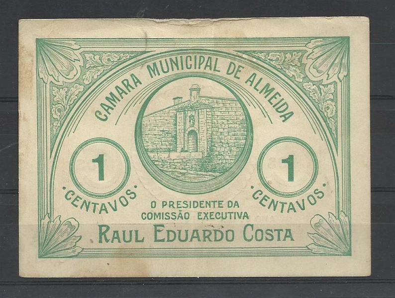 1660.jpg -     Lote:    1660                   Descrição:         Almeida, Câmara Municipal. 1c, MA169, Bela. Escassa.        CDL       Valor Base:     &euro; 9,00     Valor Venda:     &euro; 10,00       