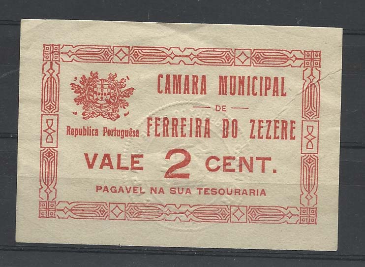 1666.jpg -     Lote:    1666                   Descrição:         Ferreira do Zêzere, Câmara Municipal. 2c vermelha. Nova e escassa.        CDL       Valor Base:     &euro; 12,00     Valor Venda:     Retirado     