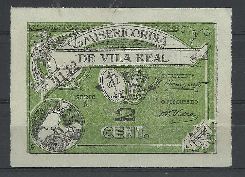 1674.jpg -     Lote:    1674                   Descrição:         Vila Real, Misericórdia. 2c verde e preto. MA2465b. Nova e escassa.        CDL       Valor Base:     &euro; 12,00     Valor Venda:     &euro; 12,00       