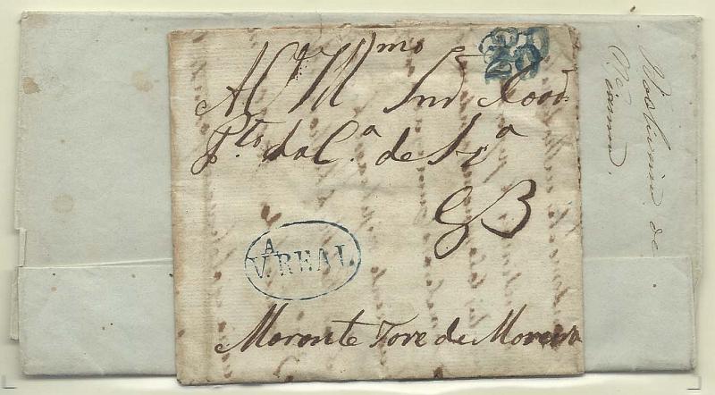 1696.jpg -     Lote:    1696      Lotes pelo Correio              Descrição:      Portugal   &mdash; Lote de duas cartas pré-filatélicas: uma de Vila Real GM VRL5 e outra de Viana sem marca. Lote a ver.        Lote       Valor Base:     &euro; 3,00     Valor Venda:     &euro; 3,00       