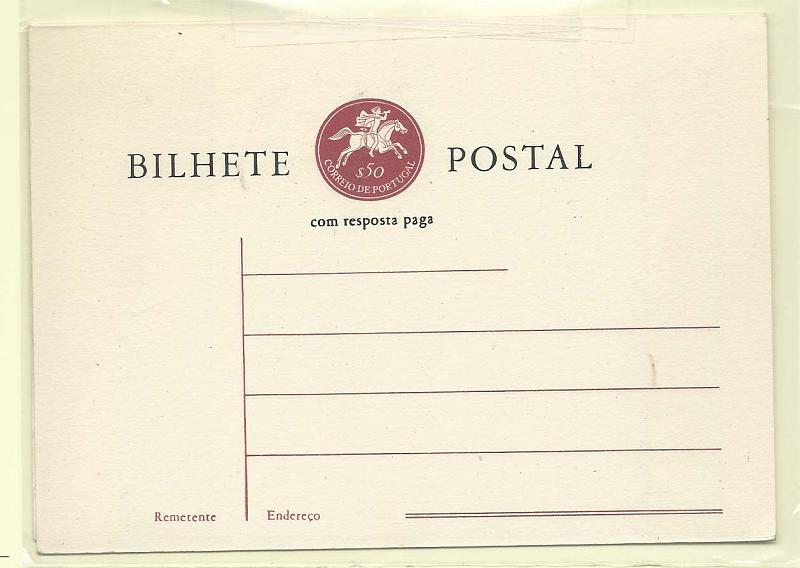 1802.jpg -     Lote:    1802      Lotes pelo Correio       Portugal        Descrição:         1962 &mdash; Postilhão sem taxa. OM148, $50+$50 vermelho-castanho. Novo.        IN       Valor Base:     &euro; 10,00     Valor Venda:     Retirado     