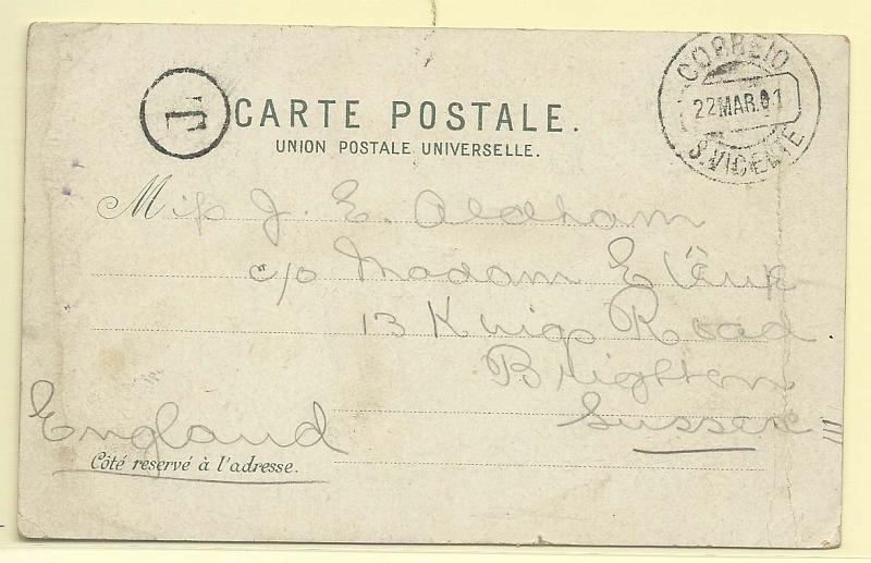 1855.jpg -     Lote:    1855      Lotes pelo Correio              Descrição:         Porteados &mdash; Postal ilustrado circulado de S. Vicente (22.03.01) para Inglaterra sem franquia. Marca de porteado de Cabo Verde.         PI       Valor Base:     &euro; 6,00     Valor Venda:     Retirado     