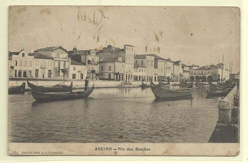 1933.jpg -     Lote:    1933      Lotes pelo Correio              Descrição:         Aveiro. Rio dos Balcões. Circulado.        PI       Valor Base:     &euro; 4,00     Valor Venda:     Retirado     
