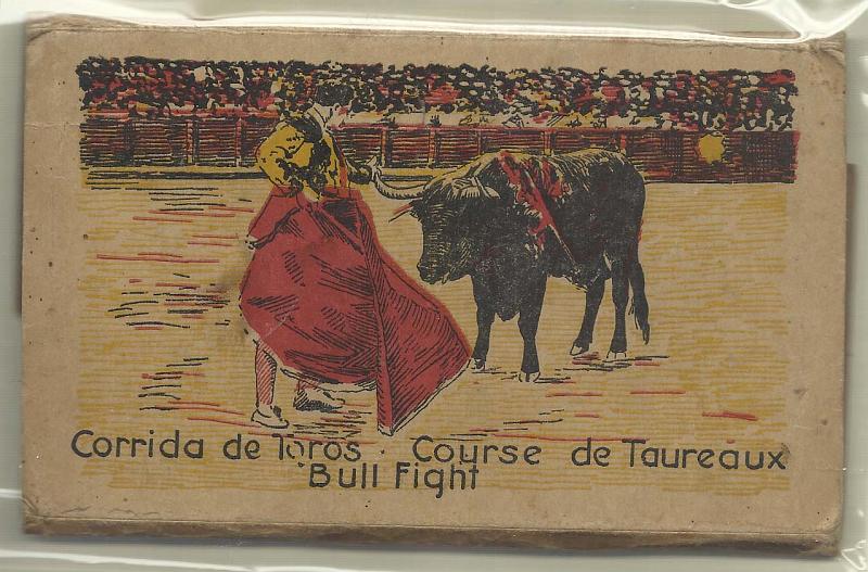 1981.jpg -     Lote:    1981      Lotes pelo Correio              Descrição:         Tauromaquia. Barcelona. Carteira com doze postais ilustrados com imagens da lide.        PI       Valor Base:     &euro; 8,00     Valor Venda:     &euro; 8,00       