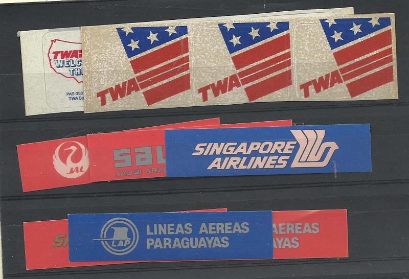 2004.jpg -     Lote:    2004      Lotes pelo Correio              Descrição:         Vinhetas. Lote com 15 vinhetas de companhias de aviação, incluindo TWA, SAS, AirJapan, Singapore Airlines, etc.         Lote       Valor Base:     &euro; 5,00     Valor Venda:     Retirado     