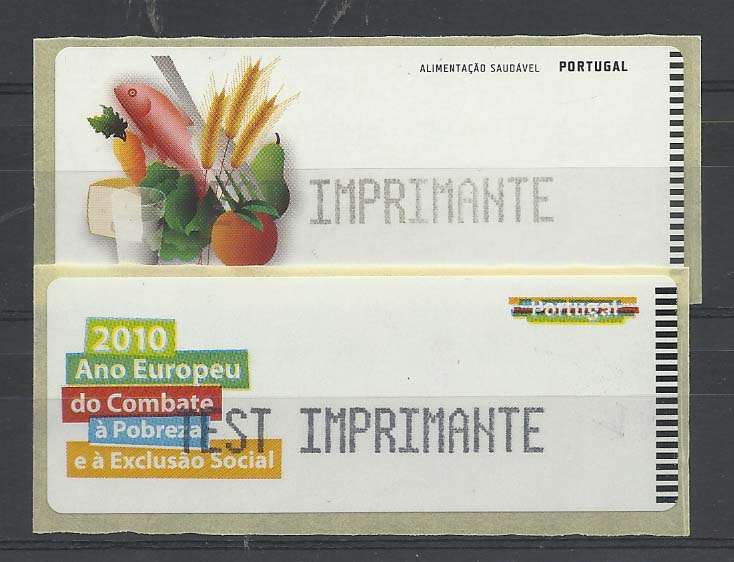 2030.jpg -     Lote:    2030      Lotes pelo Correio       Portugal        Descrição:         2009/2010. Lote de duas etiquetas sem impressão do valor e com a legenda TEST IMPRIMANTE. CE ETQ50 e CE ETQ52.         ETQ       Valor Base:     &euro; 8,00     Valor Venda:     Retirado     
