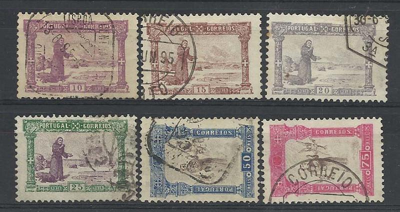2097.jpg -     Lote:    2097      Lotes pelo Correio       Portugal        Descrição:         1895 &mdash; 7.º Centenário do Nascimento de S. António. CE113/118. Lote de 6 selos de 10, 15, 20, 25, 50 e 75 reis. Valor de catálogo &euro; 156,90.        O       Valor Base:     &euro; 20,00     Valor Venda:     Retirado     