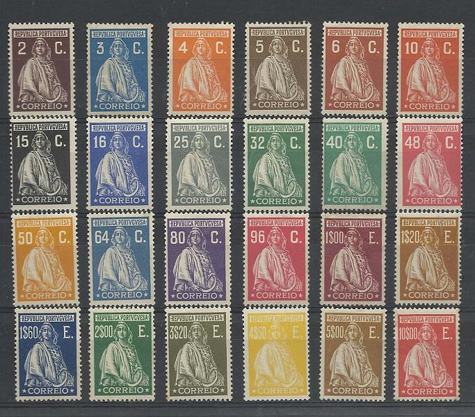 2136.jpg -     Lote:    2136      Lotes pelo Correio       Portugal        Descrição:         1926 &mdash; Ceres. Emissão de Londres. CE396/419. Série completa. Valor de catálogo &euro;  263,00.        **       Valor Base:     &euro; 28,00     Valor Venda:     &euro; 42,00       