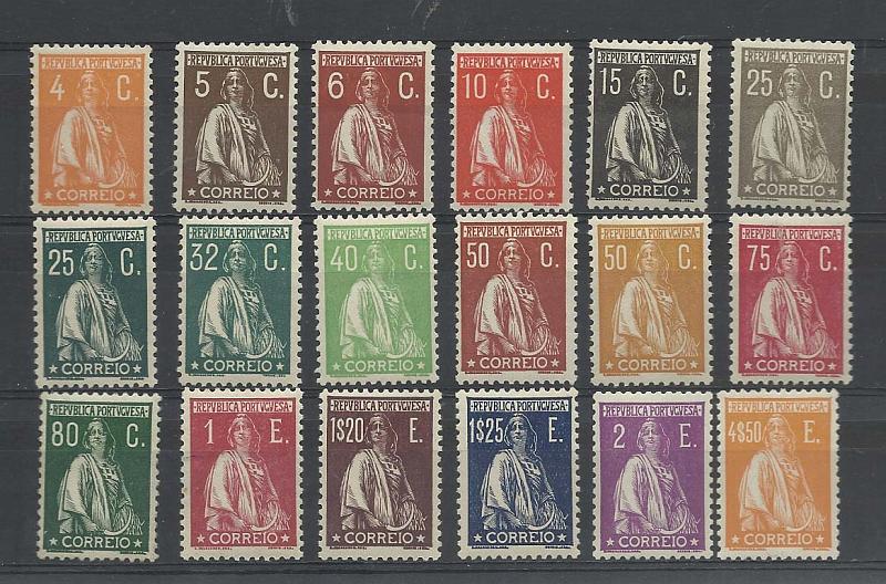 2142.jpg -     Lote:    2142      Lotes pelo Correio       Portugal        Descrição:         1930 &mdash; Ceres. Gravura retocada. CE495/512. Série completa. Valor de catálogo &euro; 166,00.        **       Valor Base:     &euro; 16,00     Valor Venda:     &euro; 42,00       