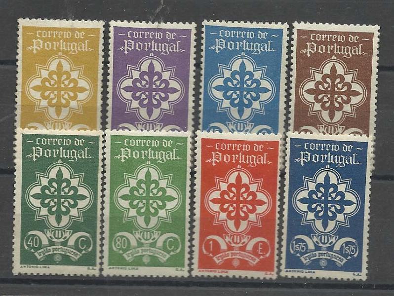 2157.jpg -     Lote:    2157      Lotes pelo Correio       Portugal        Descrição:         1940 &mdash; Legião Portuguesa. CE583/90. Série completa regomada.        RG***       Valor Base:     &euro; 15,00     Valor Venda:     &euro; 19,00       