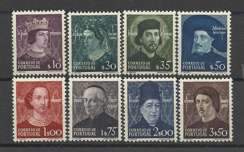 2179.jpg -     Lote:    2179      Lotes pelo Correio       Portugal        Descrição:         1949 &mdash; Dinastia de Avis. CE705/712. Série completa. Valor de catálogo &euro; 128,00.        **       Valor Base:     &euro; 12,00     Valor Venda:     &euro; 12,00       