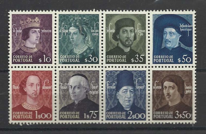 2180.jpg -     Lote:    2180      Lotes pelo Correio       Portugal        Descrição:         1949 &mdash; Dinastia de Avis. CE705/712. Série completa destacada do bloco. Valor de catálogo &euro; 218,00.        ***       Valor Base:     &euro; 22,00     Valor Venda:     Retirado     
