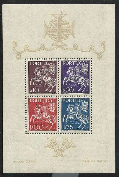2249.jpg -     Lote:    2249      Lotes pelo Correio       Portugal        Descrição:         1944 &mdash; 3.ª Exposição Filatélica Portuguesa. CE BLC5. Valor de catálogo &euro; 101,00.        BLC***       Valor Base:     &euro; 15,00     Valor Venda:     &euro; 28,00       