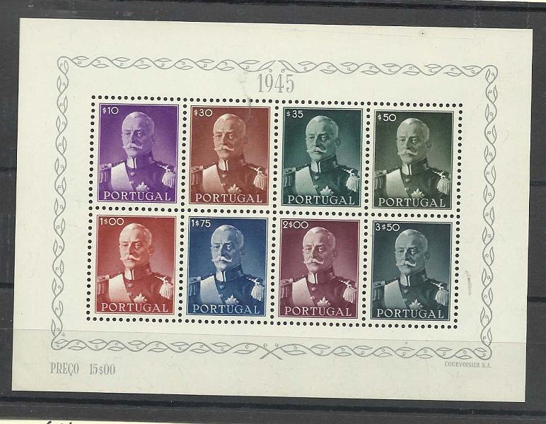 2252.jpg -     Lote:    2252      Lotes pelo Correio       Portugal        Descrição:         1945 &mdash; Presidente Carmona. CE BLC8. Valor de catálogo &euro; 222,00.        BLC**       Valor Base:     &euro; 20,00     Valor Venda:     &euro; 30,00       