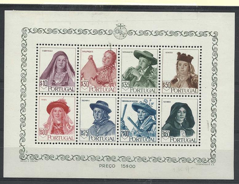 2265.jpg -     Lote:    2265      Lotes pelo Correio       Portugal        Descrição:         1947 &mdash; Costumes Portugueses * 2.ª emissão. CE BLC13. Ligeiro ponto de óxido no verso. Valor de catálogo &euro; 281,00.        BLC**       Valor Base:     &euro; 20,00     Valor Venda:     &euro; 23,00       