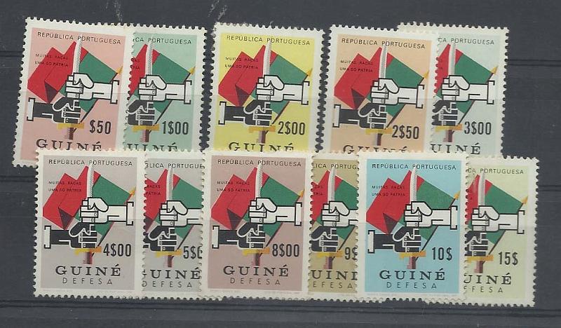 2311.jpg -     Lote:    2311      Lotes pelo Correio       Guiné       Descrição:         1968 &mdash; Imposto Postal. Defesa. CE IP29/30I. Série completa. Valor de catálogo &euro; 30,00.         **       Valor Base:     &euro; 6,00     Valor Venda:     &euro; 12,00       