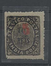 2313.jpg -     Lote:    2313      Lotes pelo Correio       Índia Portuguesa       Descrição:         1881 &mdash; Nativos, com sobretaxa. CE62, tipo ID, 5 s/ 10 reis preto. Valor de catálogo &euro; 20,00.        **       Valor Base:     &euro; 5,00     Valor Venda:     &euro; 5,00       