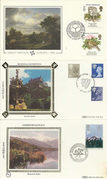 2493.jpg -     Lote:    2493      Lotes pelo Correio              Descrição:      Inglaterra.   Lote com 85 FDC's, com séries bonitas e bons para temáticas. Valor aproximado de catálogo &euro; 300,00.        Lote       Valor Base:     &euro; 20,00     Valor Venda:     &euro; 22,00       