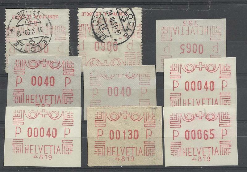 2550.jpg -     Lote:    2550      Lotes pelo Correio              Descrição:      Suíça   &mdash; Lote com 9 etiquetas de diversos valores.        */O       Valor Base:     &euro; 5,00     Valor Venda:     Retirado     