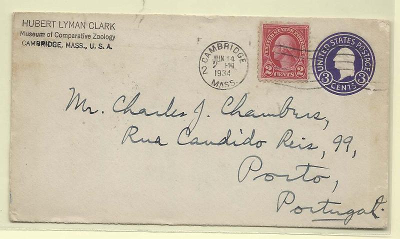 2560.jpg -     Lote:    2560      Lotes pelo Correio              Descrição:      EUA * Sobrescritos.   Sobrescrito inteiro de 3c violeta (Washington) SC U436, com selo adicional de 2c.        IC       Valor Base:     &euro; 10,00     Valor Venda:     Retirado     