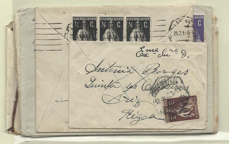 2570.jpg -     Lote:    2570      Lotes pelo Correio              Descrição:         Portugal. Ceres. Lote composto por seis sobrescritos circulados com selos Ceres. Lote a ver.        Lote       Valor Base:     &euro; 6,00     Valor Venda:     Retirado     