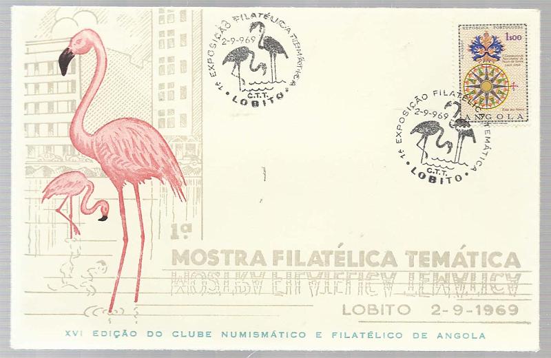 2578.jpg -     Lote:    2578      Lotes pelo Correio              Descrição:         Angola &mdash; Lote composto por 16 envelopes com selos obliterados com carimbos comemorativos de exposições e mostras filatélicas + 1 catálogo de exposição filatélica. Lote a ver.        Lote       Valor Base:     &euro; 5,00     Valor Venda:     Retirado     