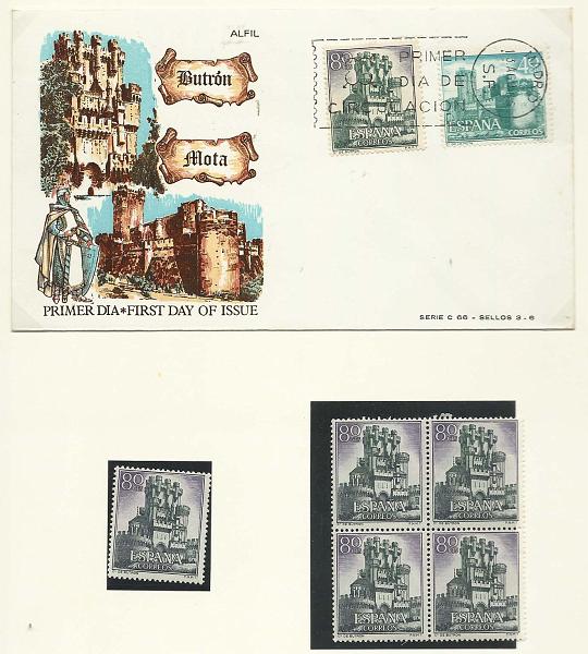 2640.jpg -     Lote:    2640      Lotes pelo Correio              Descrição:         Espanha. Lote com selos e sobrescritos do 1.º dia do tema Castelos de Espanha.        Lote       Valor Base:     &euro; 55,00     Valor Venda:     Retirado     