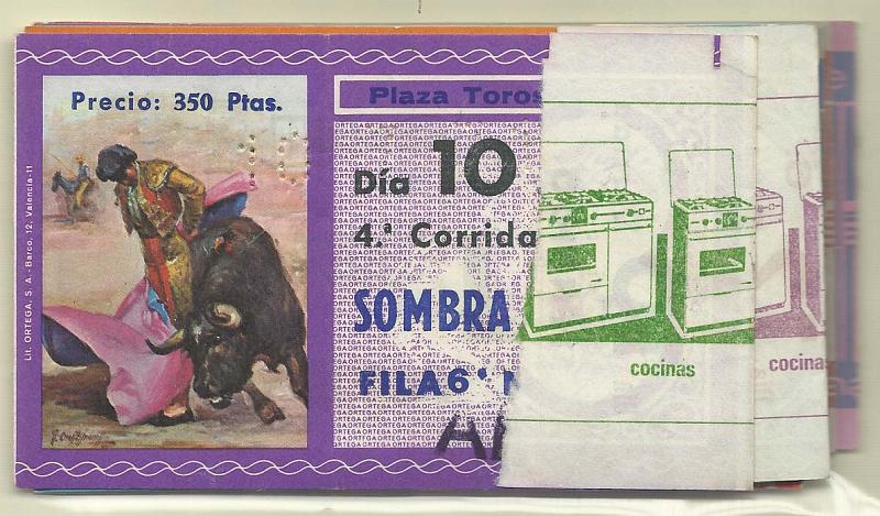 2681.jpg -     Lote:    2681      Lotes pelo Correio              Descrição:         Tauromaquia. Lote com 24 bilhetes de corridas de touros em Espanha.        Lote       Valor Base:     &euro; 15,00     Valor Venda:     Retirado     