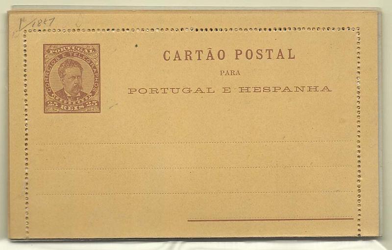 0415.jpg -     Lote:    415            Portugal       Descrição:         1887 &mdash; D. Luís I, de frente + D. Carlos I Diogo Neto. Bilhetes-Cartas. Lote composto por 8 inteiros postais sendo 2xOM1 + 3xOM2 + 2x0M3  e 1xdOM4. Bem conservados.        IN       Valor Base:     &euro; 6,00     Valor Venda:     Retirado     
