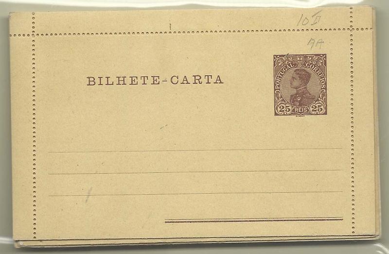 0418.jpg -     Lote:    418            Portugal       Descrição:         1910 &mdash; D. Manuel II + D. Manuel com sobrecarga REPUBLICA. Bilhetes-Cartas. OM10/15. Série completa + 4 repetições com variedades de tonalidades e cartolinas. Muito bem conservados. Lote a ver.        IN       Valor Base:     &euro; 12,00     Valor Venda:     &euro; 20,00       
