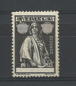 0847.jpg -     Lote:    847            Índia       Descrição:         1914 &mdash; Ceres. CE256, 2 reis preto, papel porcelana, denteado 15x14, com a legenda e valor invertidos.        **       Valor Base:     &euro; 7,00     Valor Venda:     &euro; 14,00       