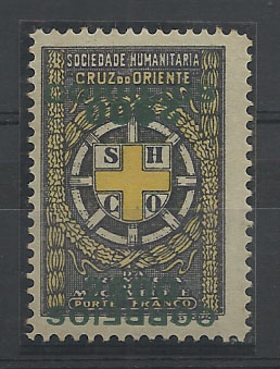 0871.jpg -     Lote:    871            Moçambique       Descrição:         1926 &mdash; Porte Franco * Cruz do Oriente, com sobretaxa. CE IP13, 2$00. Selo com dupla sobretaxa.        **       Valor Base:     &euro; 10,00     Valor Venda:     &euro; 22,00       