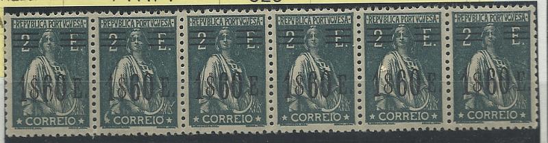 1006.jpg -     Lote:    1006            Portugal       Descrição:         1928/29 &mdash; Ceres, com sobretaxa. CE481, 1$60 s/ 2$00 verde escuro, denteado 12x11 &frac12;. Tira horizontal de 6 selos. Valor de catálogo &euro; 768,00.        ***       Valor Base:     &euro; 130,00     Valor Venda:     Retirado     
