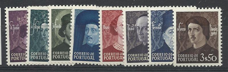 1026.jpg -     Lote:    1026            Portugal       Descrição:         1949 &mdash; Dinastia de Avis. CE705/12. Série completa, retirada do bloco. Valor de catálogo &euro; 90,00.        ***       Valor Base:     &euro; 20,00     Valor Venda:     Retirado     