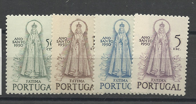 1031.jpg -     Lote:    1031            Portugal       Descrição:         1950 &mdash; Ano Santo. CE719/22. Série completa. Valor de catálogo &euro; 226,00.        ***       Valor Base:     &euro; 46,00     Valor Venda:     Retirado     