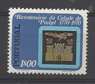 1043.jpg -     Lote:    1043            Portugal       Descrição:         1971 &mdash; Bicentenário de Pinhel Cidade. CE1146, 1$00, denteado 11 &frac12; x 12 &frac12;. Valor de catálogo &euro; 150,00.        ***       Valor Base:     &euro; 18,00     Valor Venda:     &euro; 20,00       