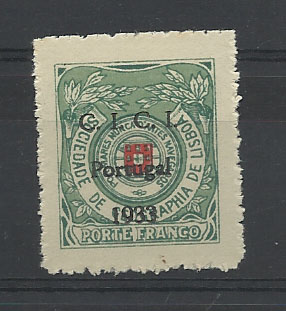 1091.jpg -     Lote:    1091            Portugal       Descrição:         1933 &mdash; Porte Franco. Sociedade de Geografia de Lisboa. Congresso do Instituto Colonial Internacional. CE SGL15. Sobrecarga tipo A. Valor de catálogo &euro; 420,00.        ***       Valor Base:     &euro; 80,00     Valor Venda:     Retirado     