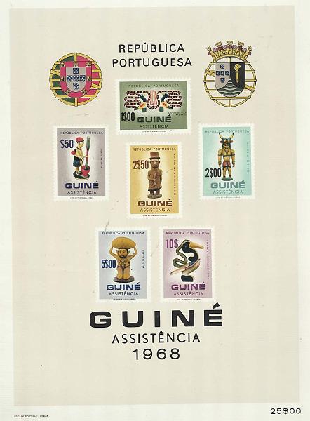 1143.jpg -     Lote:    1143            Guiné       Descrição:         1967 &mdash; Artesanato. CE BLC3. Lote de dois blocos. Valor de catálogo &euro; 60,00.        BLC       Valor Base:     &euro; 8,00     Valor Venda:     &euro; 10,00       