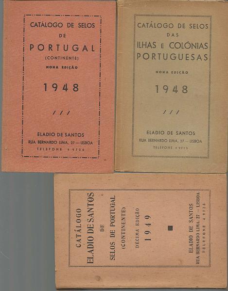 1533.jpg -     Lote:    1533                   Descrição:         Catálogos de selos Eládio dos Santos. Lote com 15 catálogos dos anos de 1948, 1949, 1950, 1951, 1952, 1953 (2), e 1955. Portugal e Colónias.        Livro       Valor Base:     &euro; 15,00     Valor Venda:     &euro; 22,00       