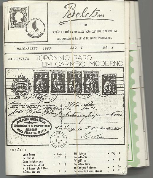 1543.jpg -     Lote:    1543                   Descrição:         Boletim da Secção Filatélica da UBP. Lote com 36 números, inclui o n.º 3, desde 1983/1992. Bom estado. Lote a ver.        Livro       Valor Base:     &euro; 8,00     Valor Venda:     &euro; 15,00       