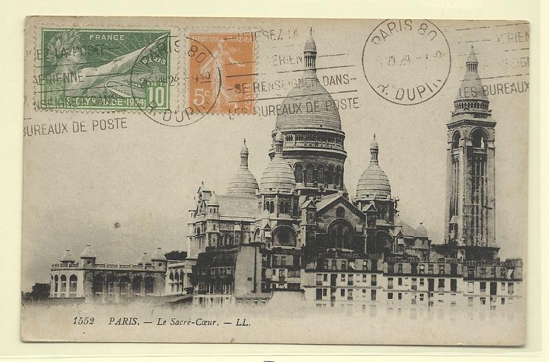 1569.jpg -     Lote:    1569                   Descrição:         França &mdash; Jogos Olímpicos de Paris. Postal ilustrado circulado de Paris (26.07.24) para o Congo Belga, com selo de 10c comemorativo dos Jogos Olímpicos.        PI       Valor Base:     &euro; 30,00     Valor Venda:     Retirado     