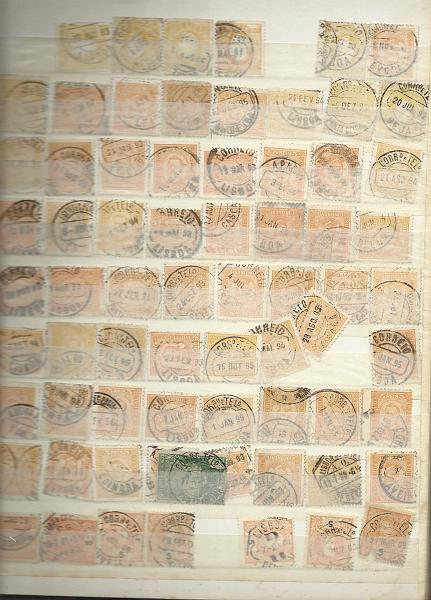 1604.jpg -     Lote:    1604                   Descrição:         Portugal. Classificador com centenas de selos usados. Alguma marcofilia interessante. Lote a ver.        Lote       Valor Base:     &euro; 30,00     Valor Venda:     &euro; 36,00       