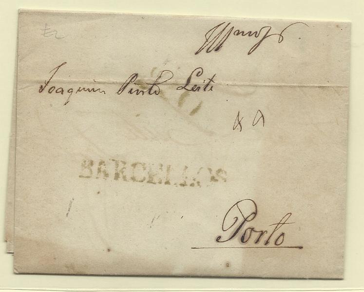1650.jpg -     Lote:    1650      Lotes pelo Correio              Descrição:         Barcelos -  A sépia, GM BCL1 em carta datada de Barcelos (09.07.48) com o porte de 20 reis batido a sépia.        Carta       Valor Base:     &euro; 8,00     Valor Venda:     &euro; 8,00       